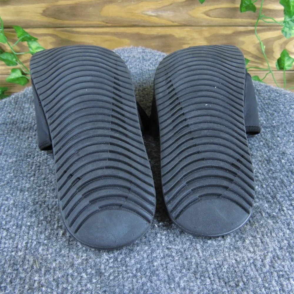 Nike Slide Girl Y 5 Medium Sandal Black Synthetic Hook‎ & Loop